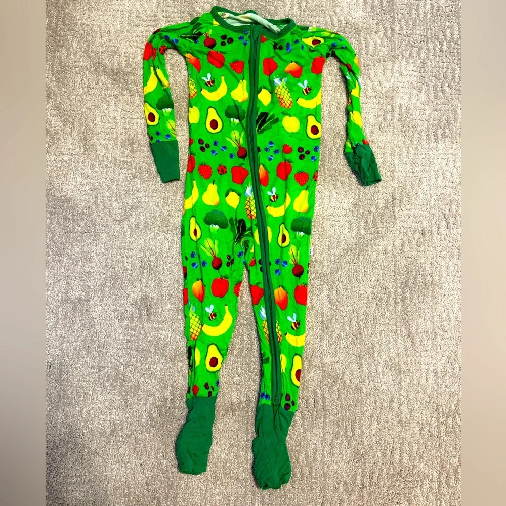 Little Sleepies Limited Edition Once Upon a Farm Bamboo Zippy 18-24M | EUC